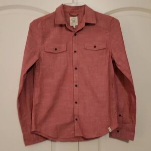 True Craft Belk Shetland Button Down Long Sleeve‎ Top Boys Sz Large NEW